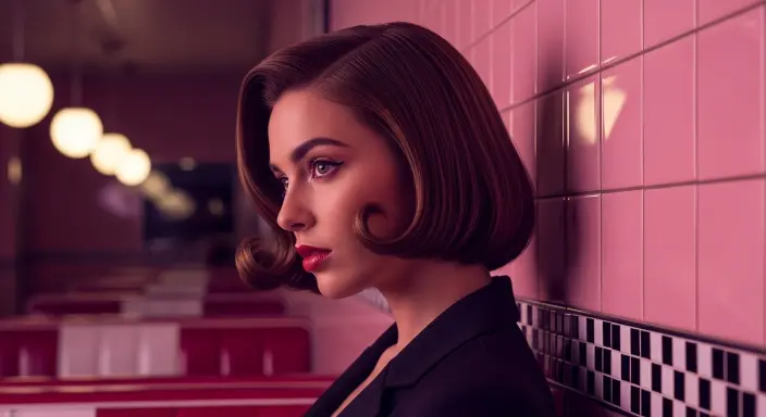  Retro Flip Bob Short Silk Press Hairstyles