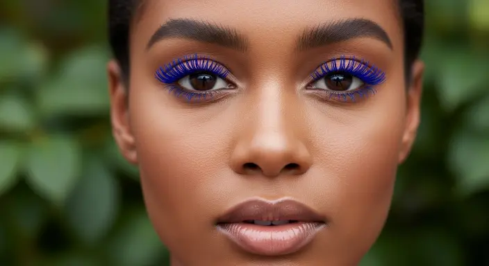Bold Colorful Mascara Summer Makeup Looks