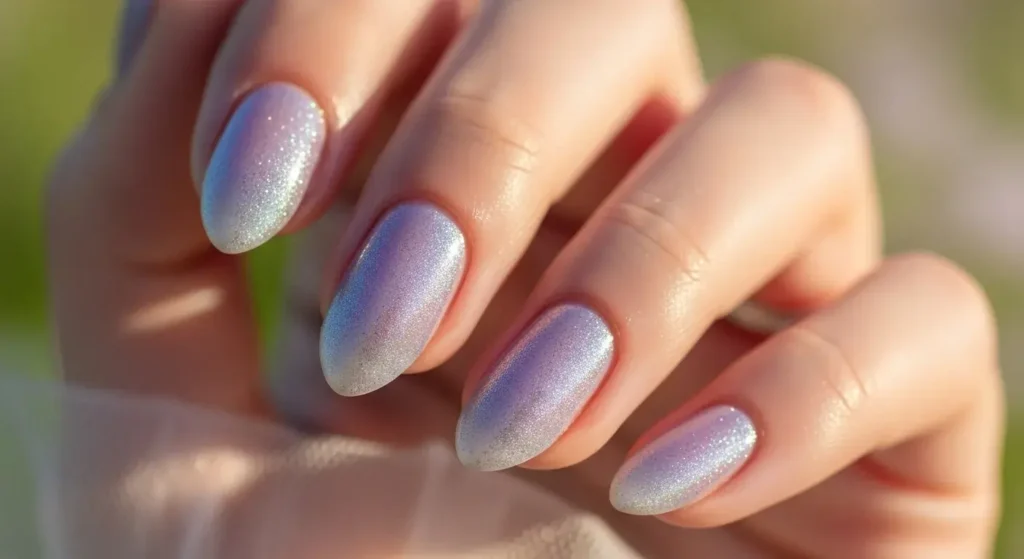 Sky Lavender July Nail Color Ideas