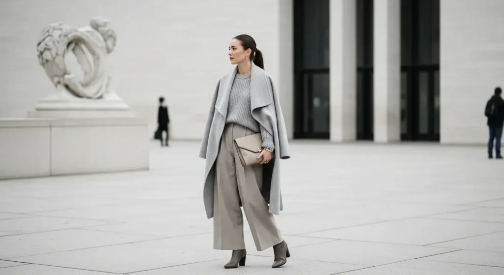 Monochrome Neutrals Fall Outfit Trends