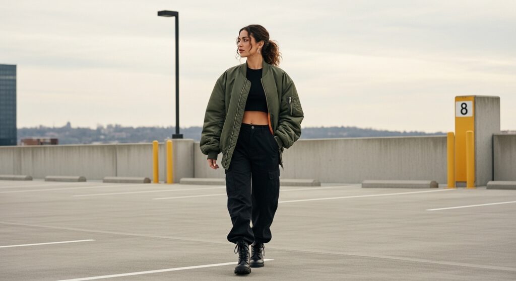 Oversized Flannel + Ripped Black Jeans + Combat Boots Grunge Fall Outfits