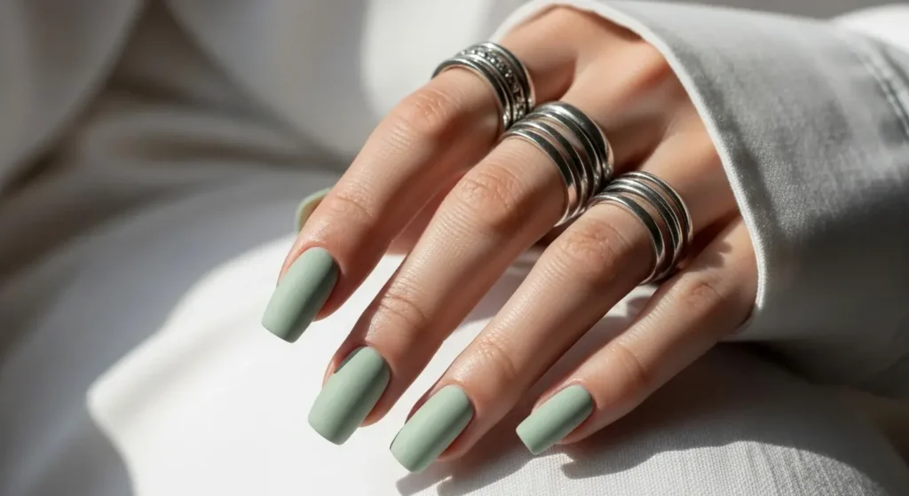 Cool Pistachio July Nail Color Ideas