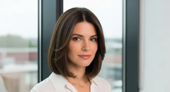 Shoulder-Length Cut with Invisible Layers 
