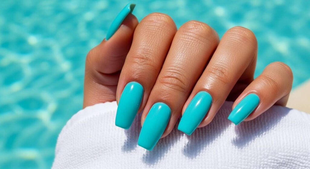 Poolside Aqua Blue