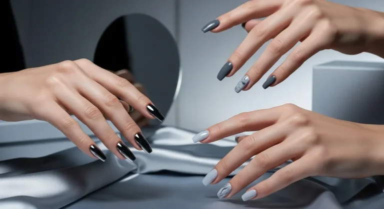Grey Nail Designs