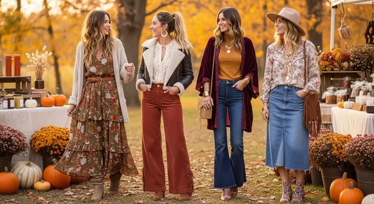 Boho Fall Outfits