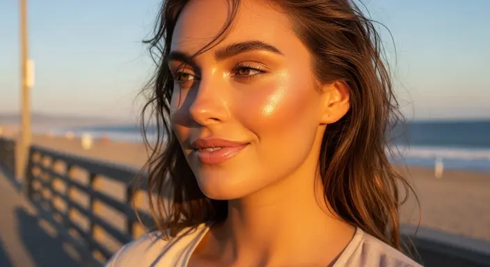 Dewy Bronze Glow Summer Makeup Looks