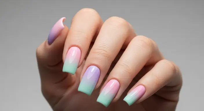 Ombré Nails for Dimension Birthday Nails Ideas