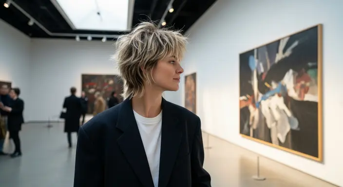 Tousled Pixie with Choppy Layers Messy Pixie Haircut Ideas