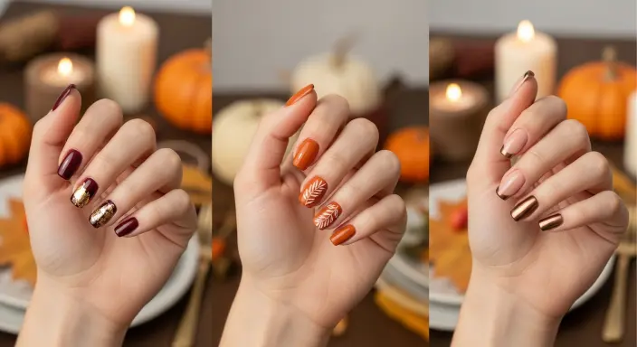 Trendy Thanksgiving Nail