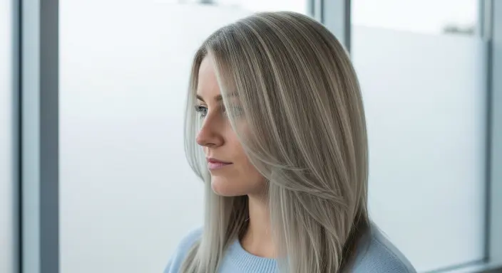 Ash Blonde with Cool Lowlights Blonde Hair Ideas 