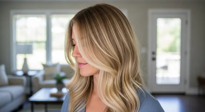 Balayage Blonde with Multi-Dimensional Lowlights Blonde Hair Ideas 