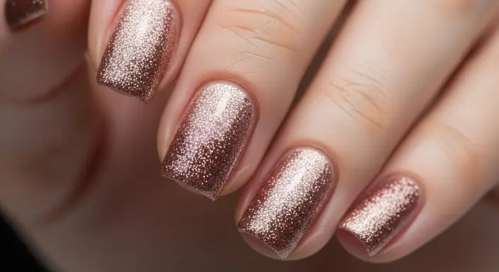 Glitter Glam Nails Birthday Nails Ideas