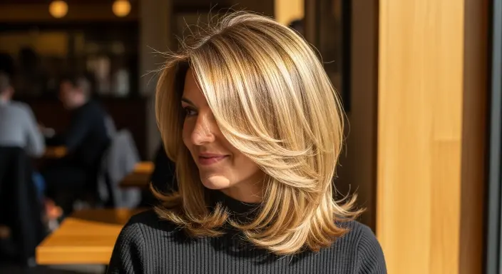 Warm Honey Blonde with Caramel Lowlights Blonde Hair Ideas 