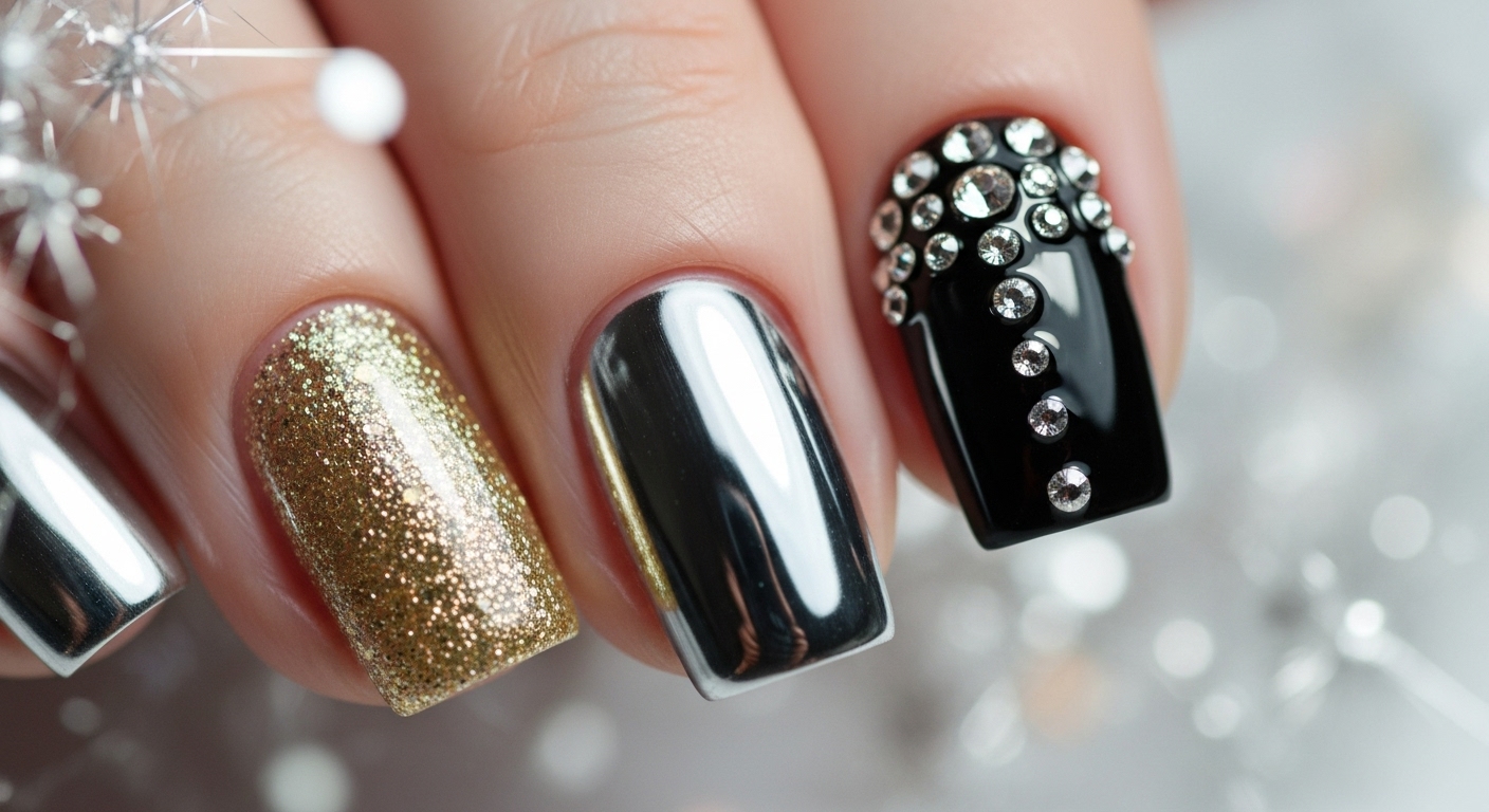 New Years Eve Nails