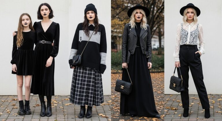 20 Fall Goth Outfits