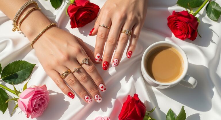 10 Valentine Gel Nail Design Ideas That Feel Luxe, Romantic, and Effortlessly Chic