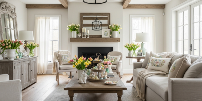 Stunning Modern Farmhouse Easter Decor Ideas You’ll Love This Spring