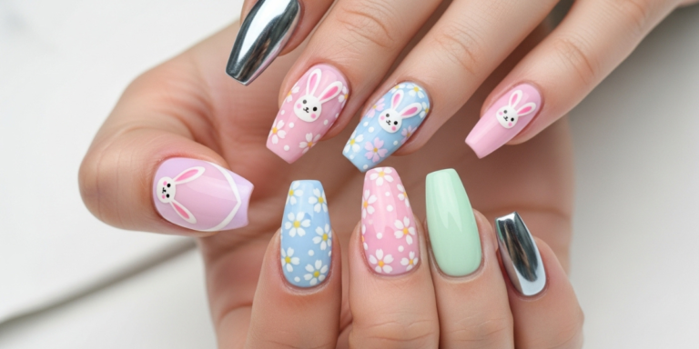 Stunning Easter Acrylic Nail Ideas For This Spring