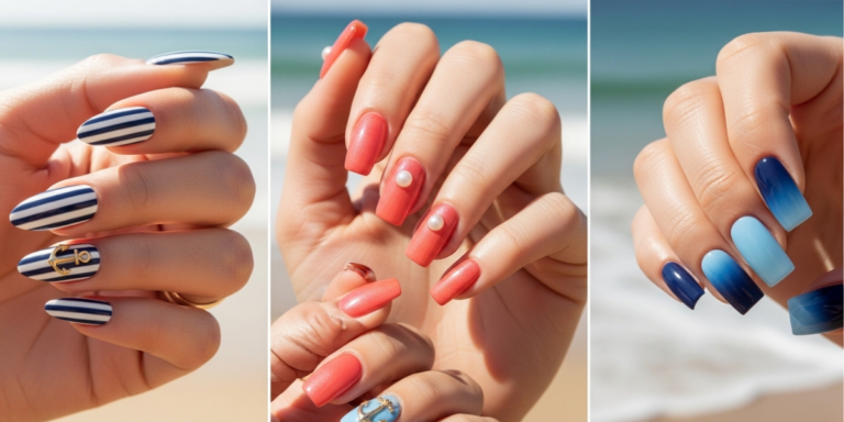 Chic Nautical Spring Break Nails 2026: Ocean-Inspired Elegance You’ll Want to Wear All Season